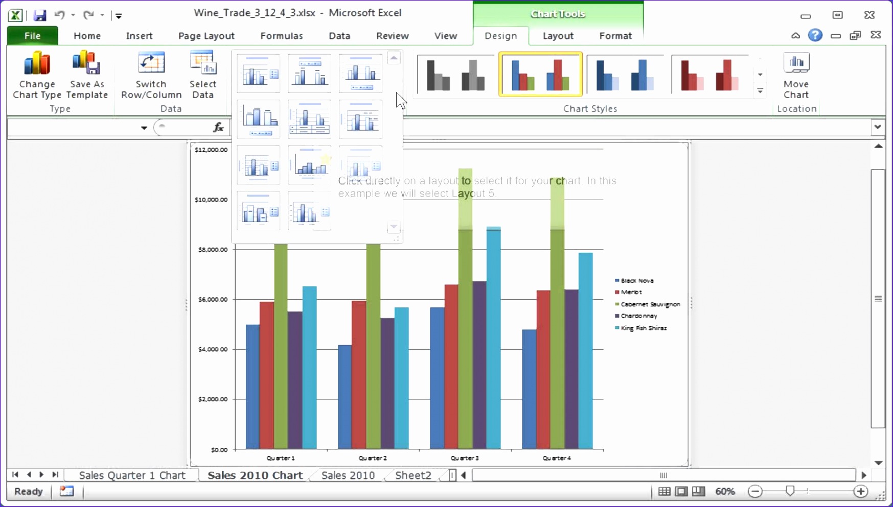 Microsoft Excel Graph Templates